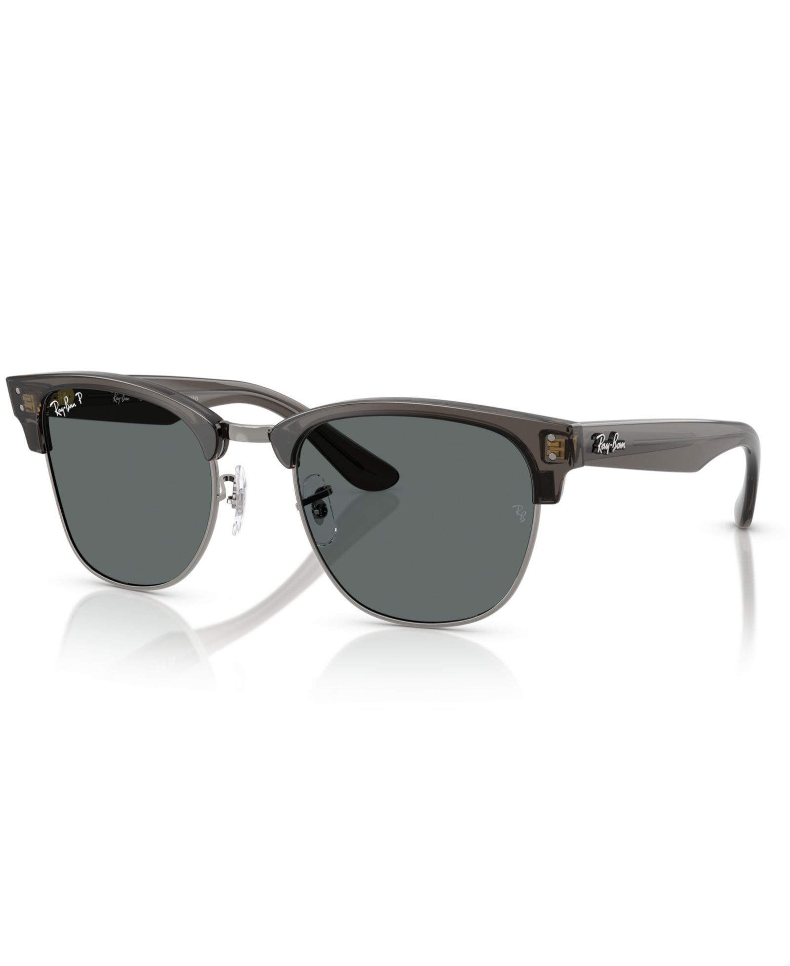 Ray-Ban Унисекс солнцезащитные очки Clubmaster с реверсивной поляризацией, RBR0504S
