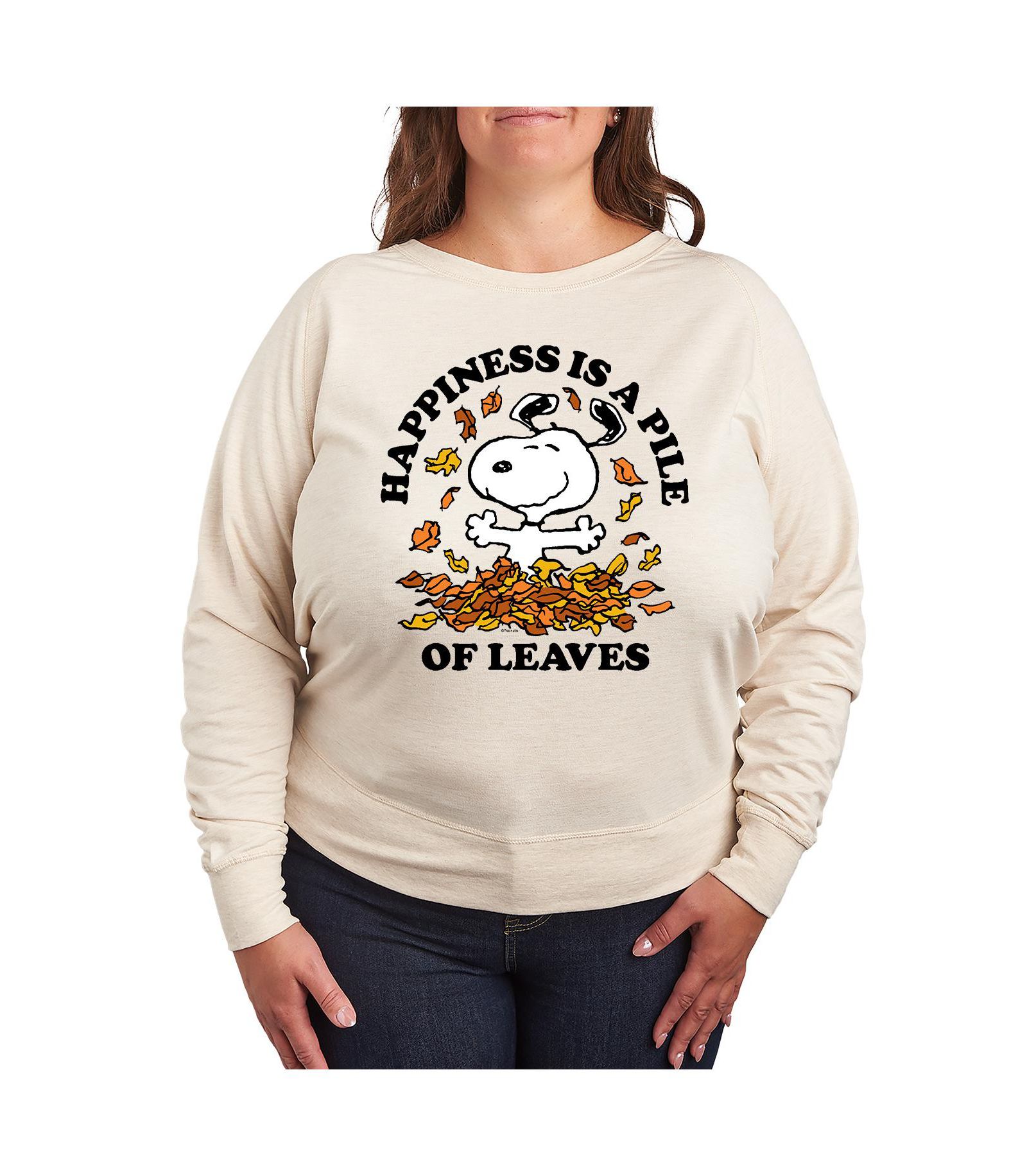 Hybrid Apparel Plus Size Футболка с принтом осенних листьев Peanuts
