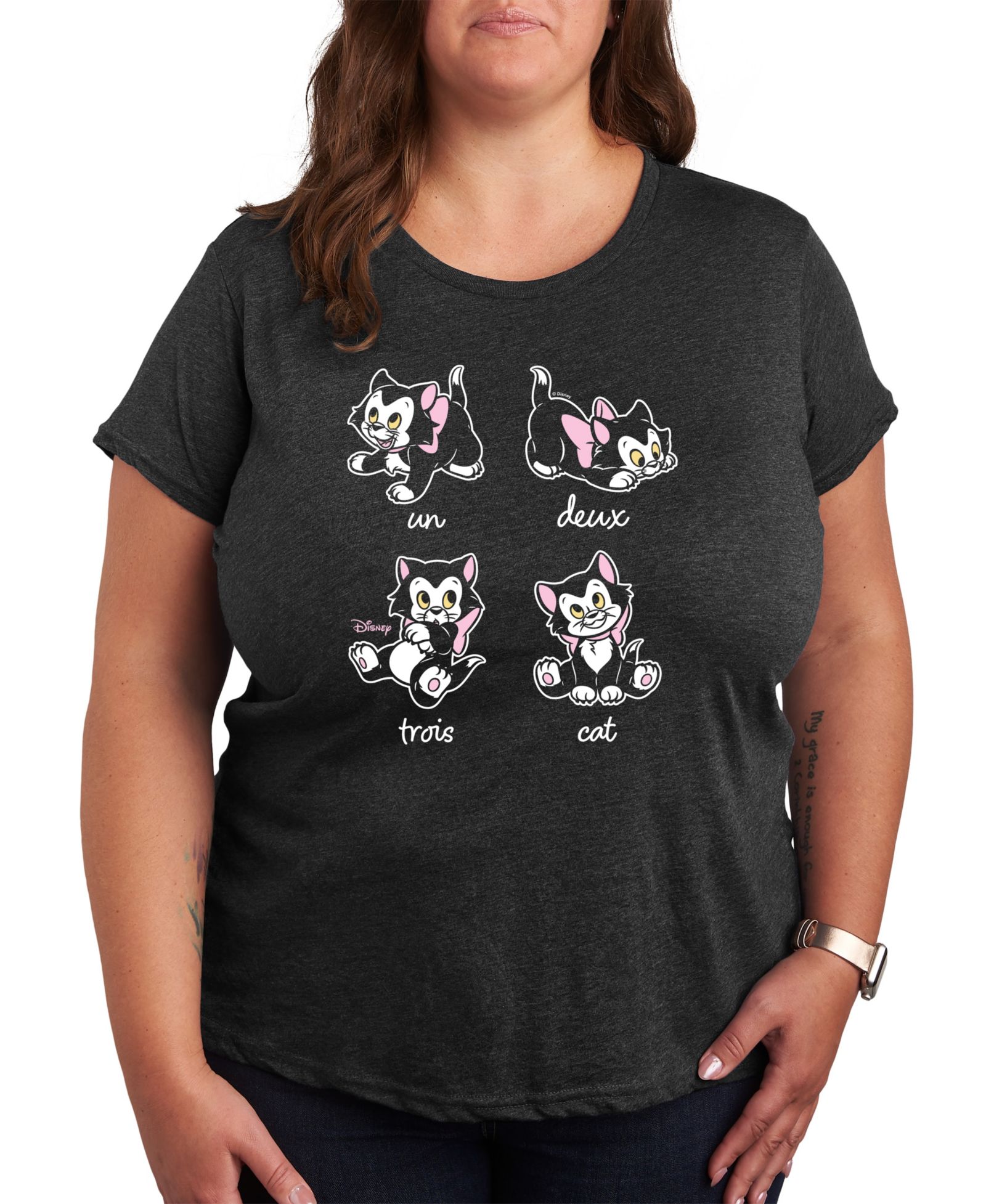 Hybrid Apparel Plus Size футболка с принтом Disney Cats