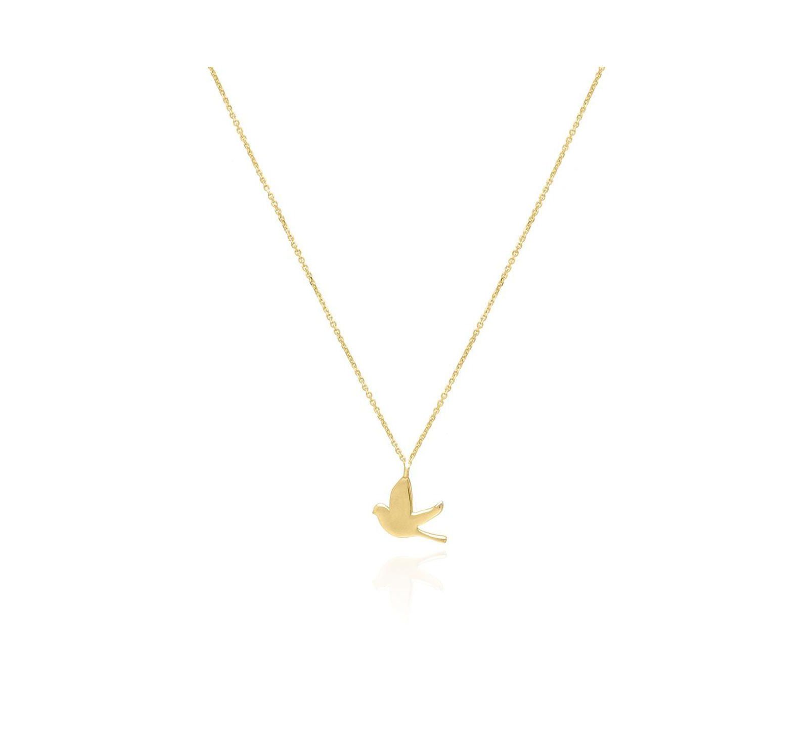 The Lovery Gold Dove Necklace 14K Gold