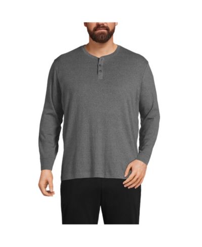 Мужская пижама Henley Lands' End Knit Rib