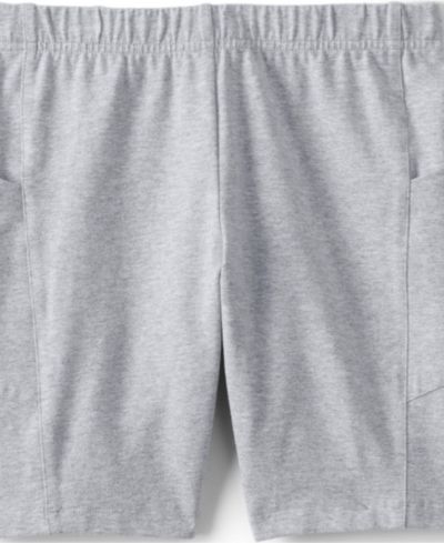 Lands' End Girls Tough Cotton Bike Short with Pockets