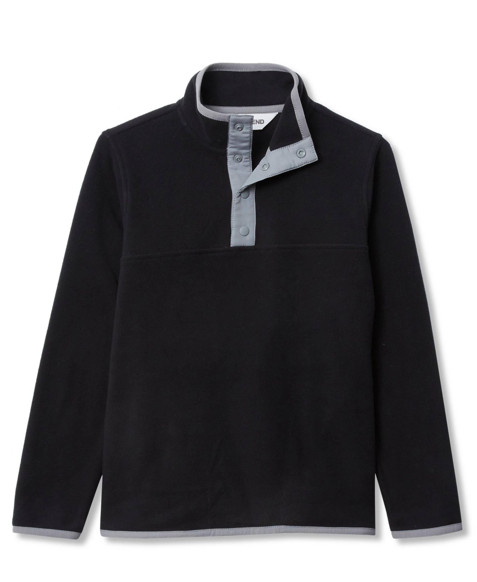 Lands' End Kids Anyweather Fleece Snap Neck Pullover