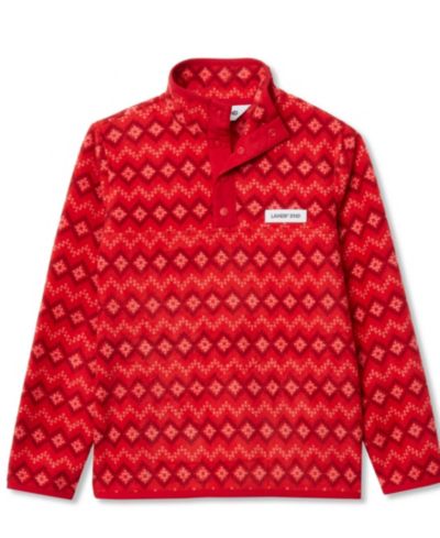 Apple red fairisle