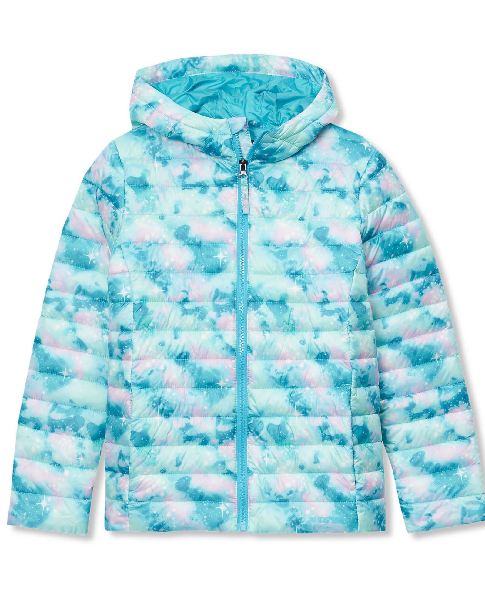 Lands' End Kids Husky FeatherFree Insulated Hooded Packable Jacket