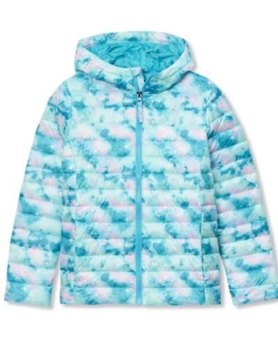 Lands' End Kids Husky FeatherFree Insulated Hooded Packable Jacket