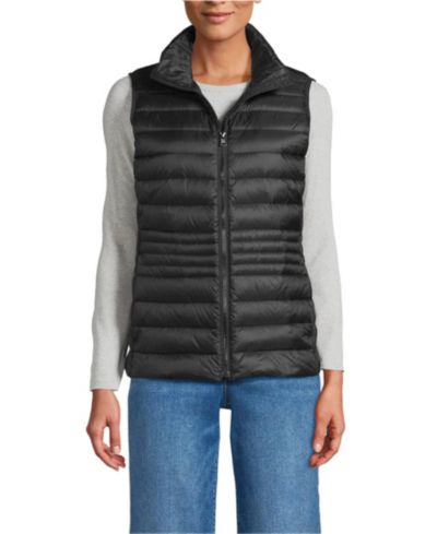 Женский жилет Lands' End Petite Wanderweight Packable Down