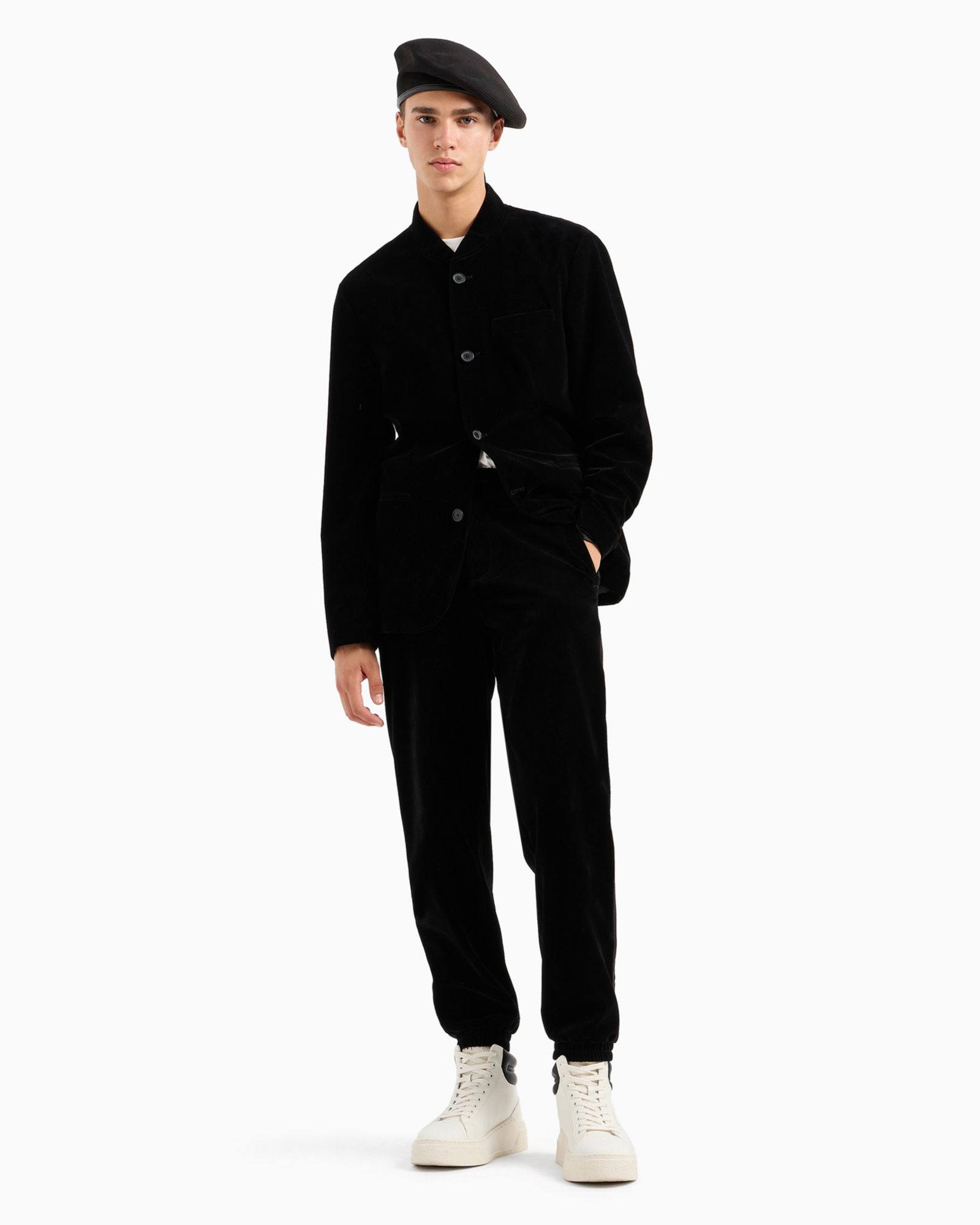 AIX Armani Exchange Men's Velour Trousers