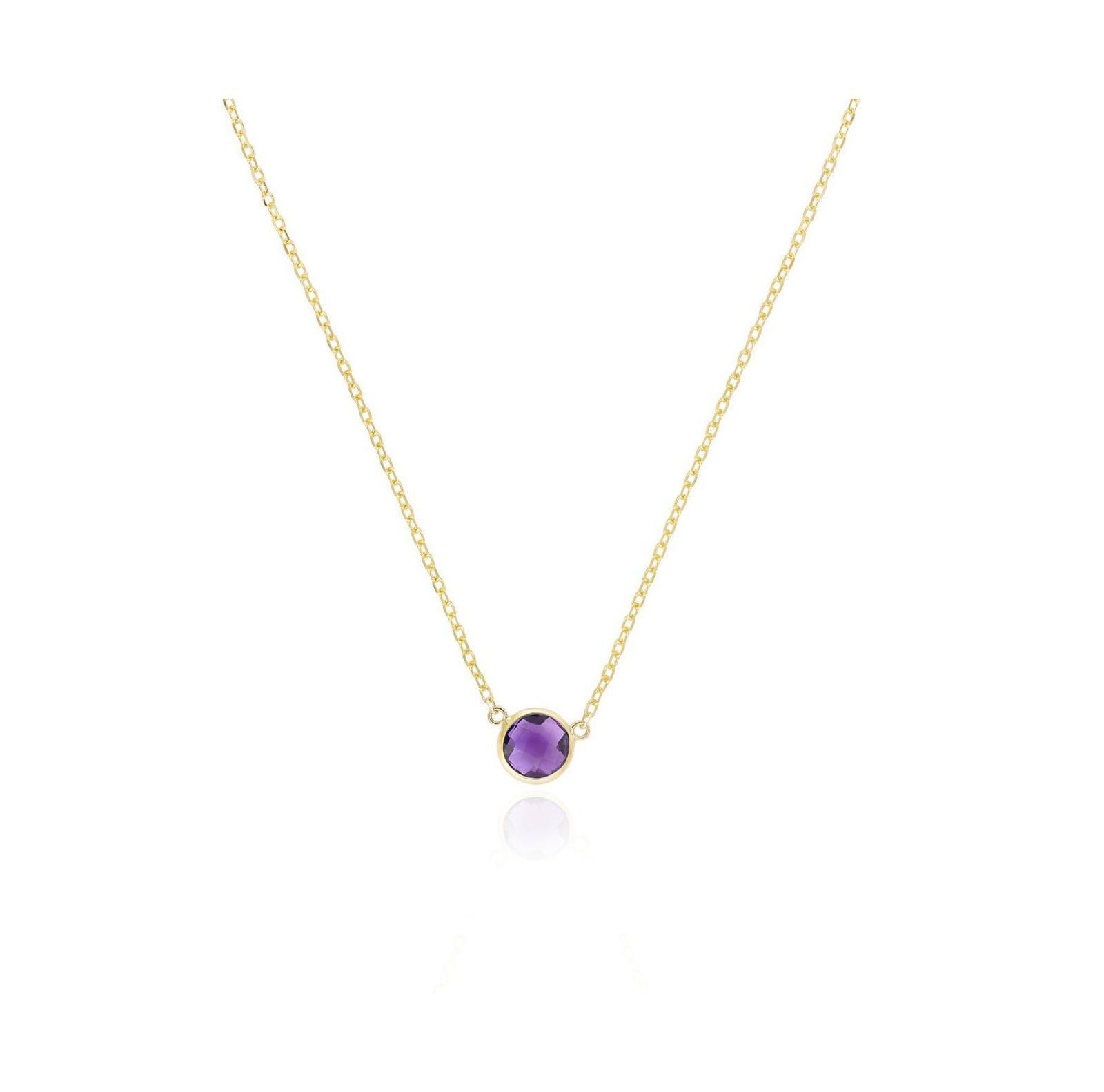 Подвеска The Lovery Amethyst Single Bezel