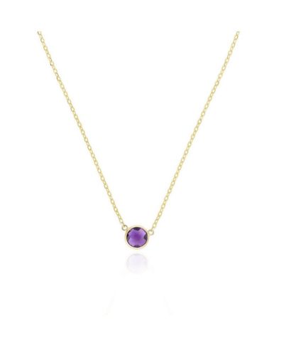 Подвеска The Lovery Amethyst Single Bezel