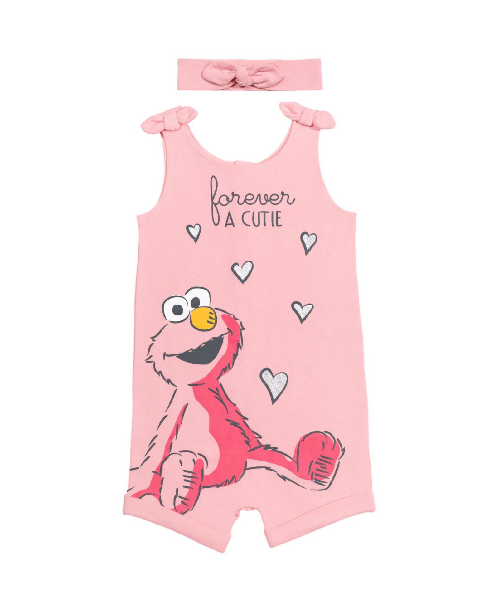 Ромпер и повязка на голову Sesame Street Toddler Girls Elmo