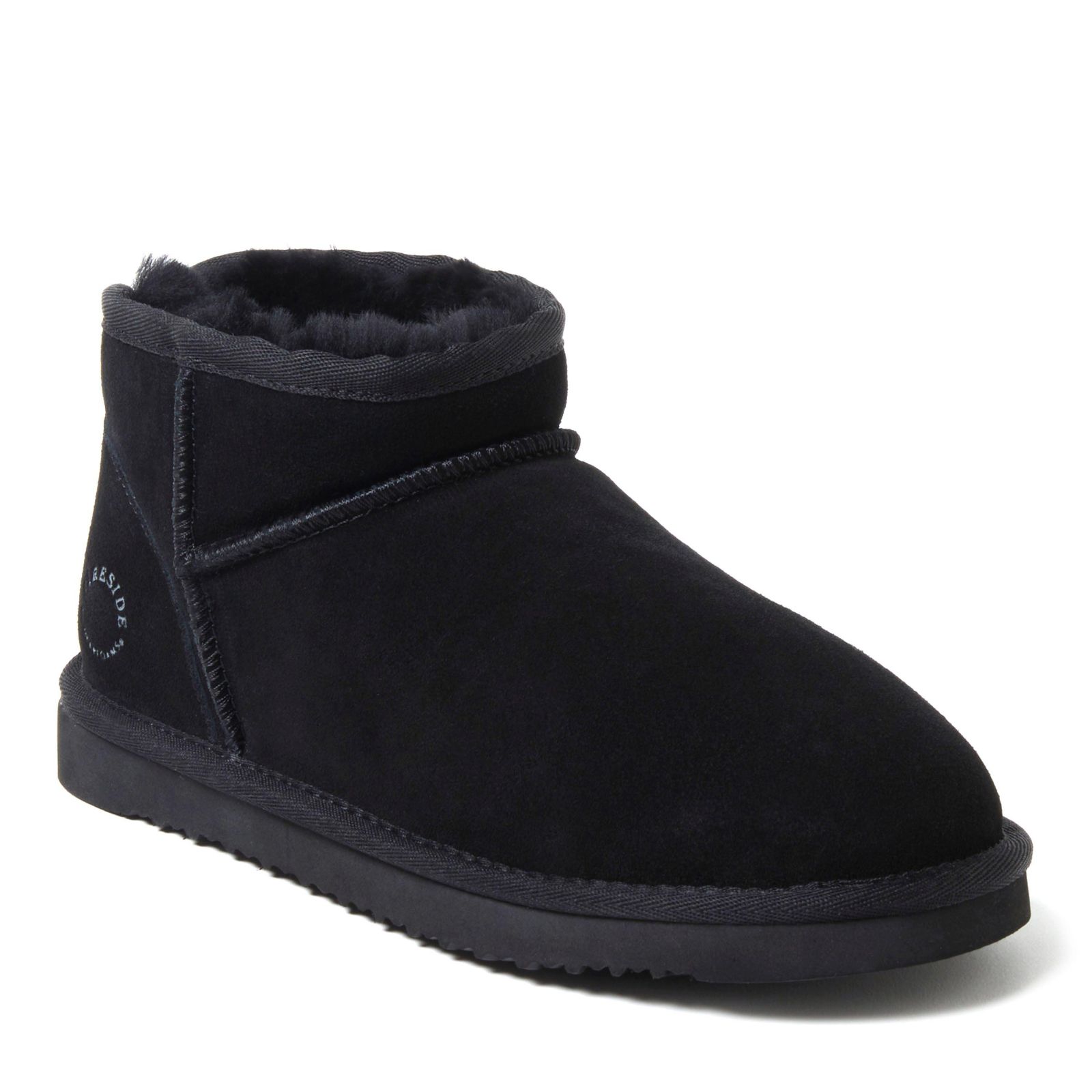 Dearfoams Женские микро-ботинки Fireside by Riverland из натурального шерланга
