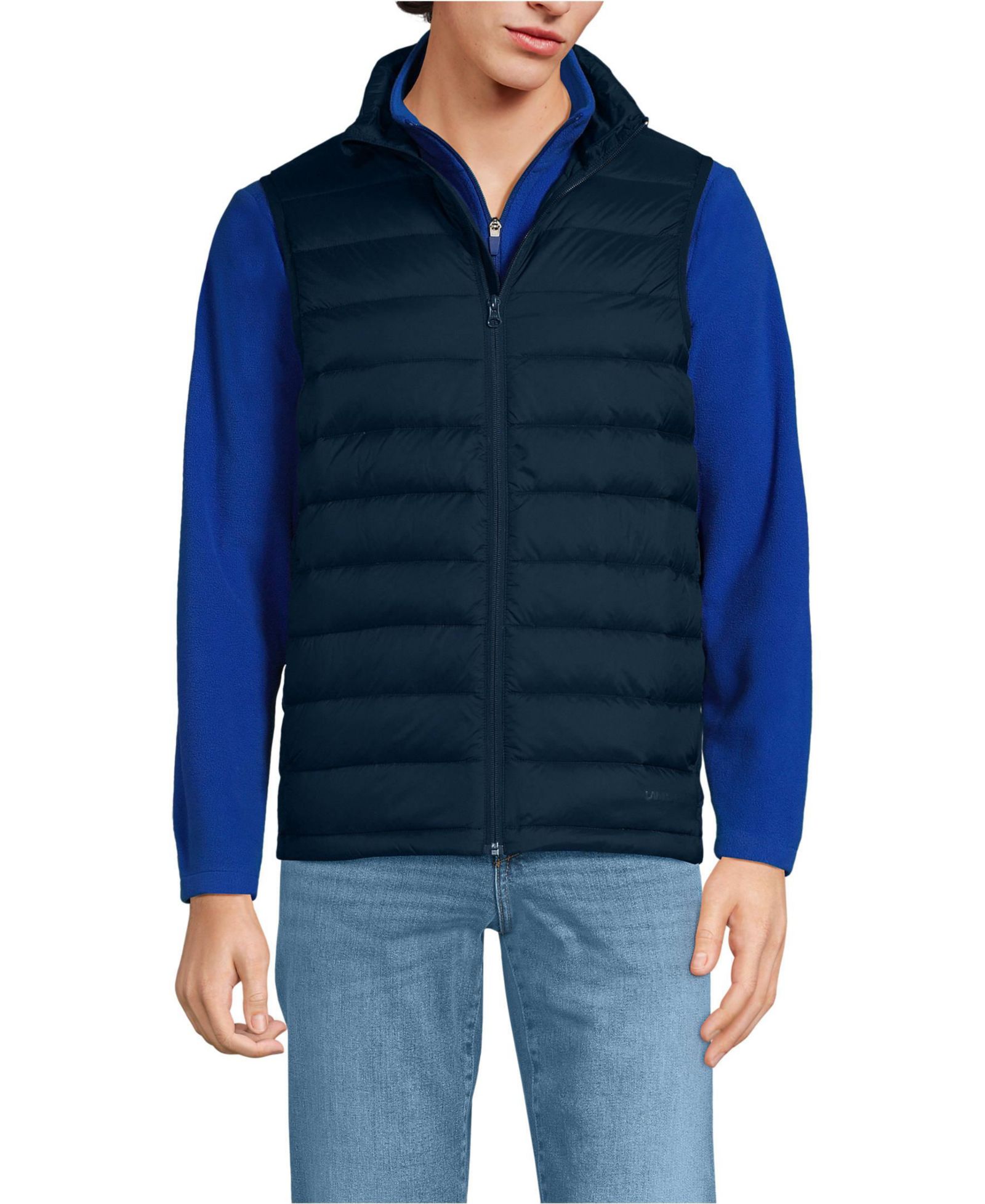 Lands' End Men's Wanderweight Packable Down Vest