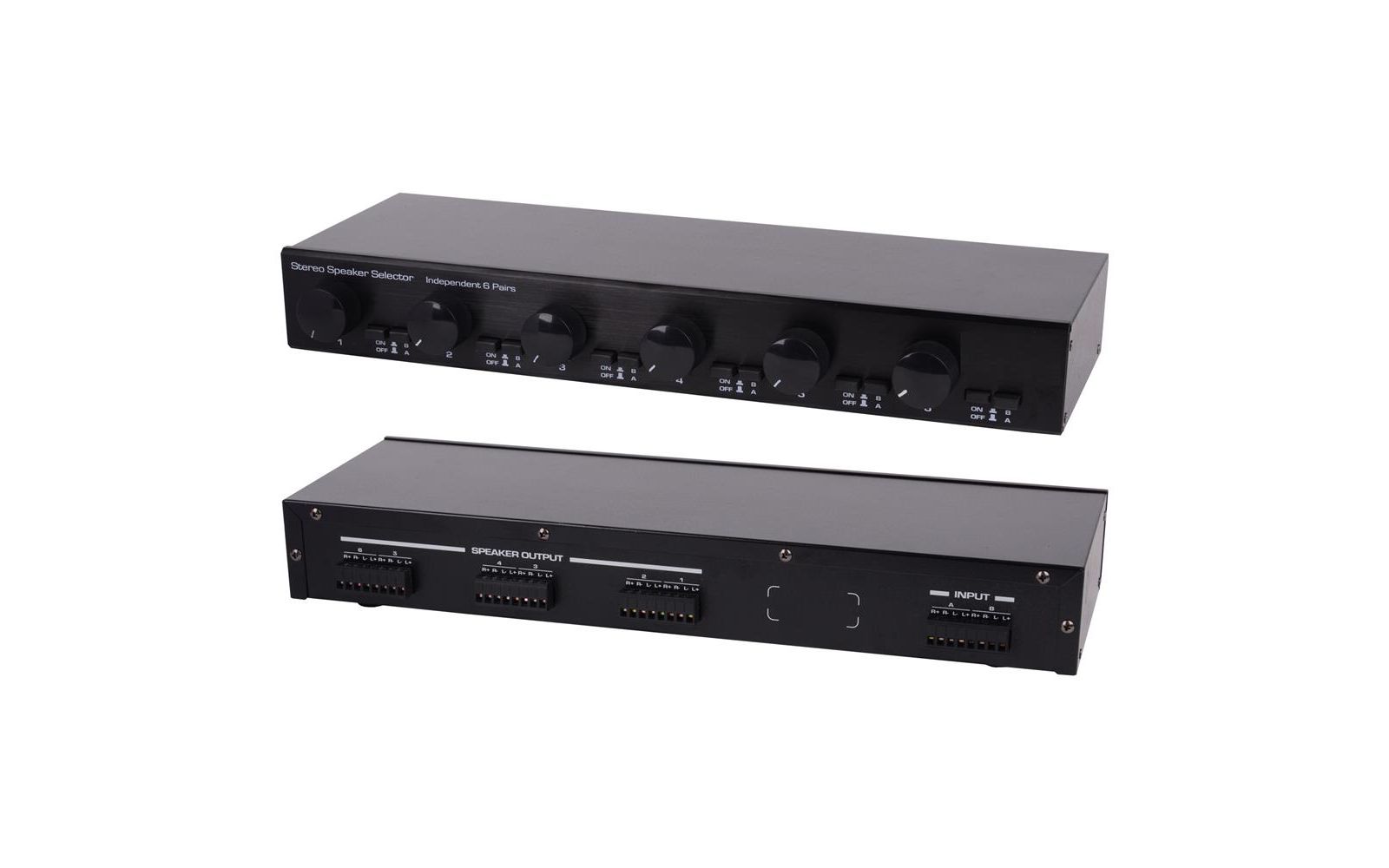 Pyle 4-Channel Speaker Selector with Volume Control