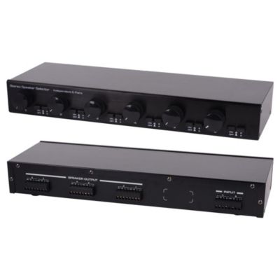 Pyle 4-Channel Speaker Selector with Volume Control