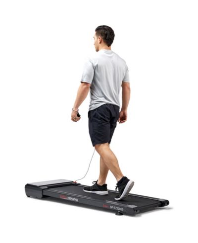 Sunny Health & Fitness Treadpad Sleek Stride Compact Smart Treadmill with 6-Level Auto Incline, Remote Control & Exclusive SunnyFit App Enhanced Bluetooth Connectivity