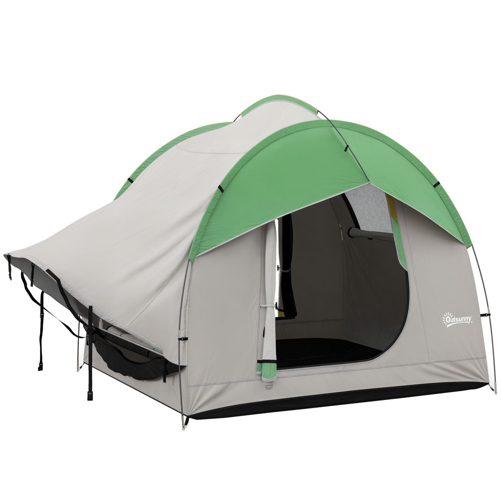 Outsunny Car Camping Tent with 3 Doors, 2000mm Waterproof, and