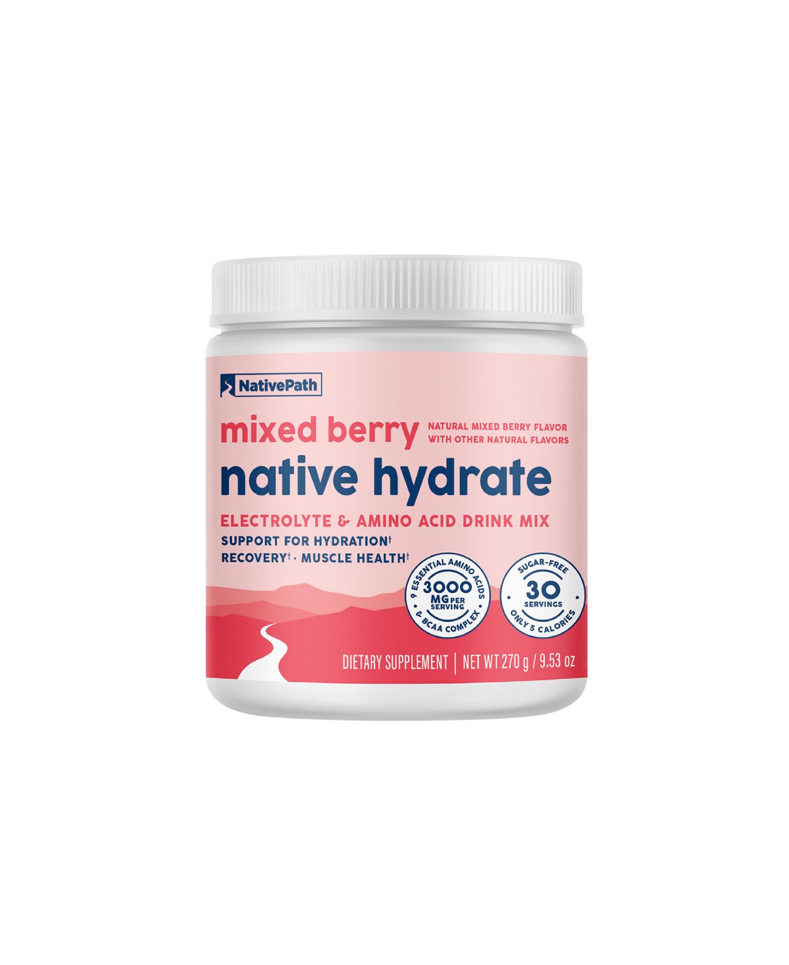 NativePath порошок для приготовления Hydrate Zero Sugar 30 Servings