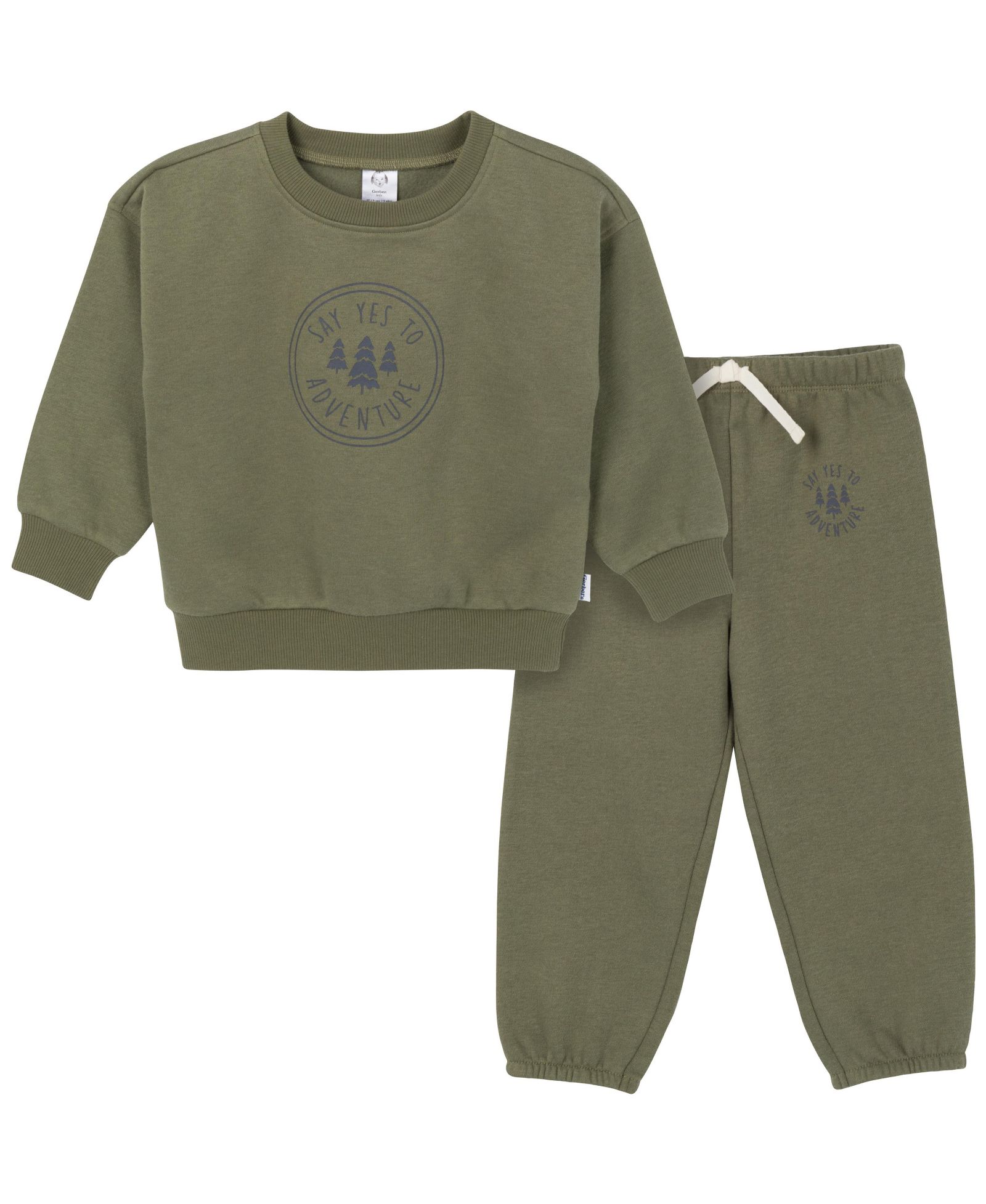 Gerber Toddler Boys Fleece Set, 2-Piece