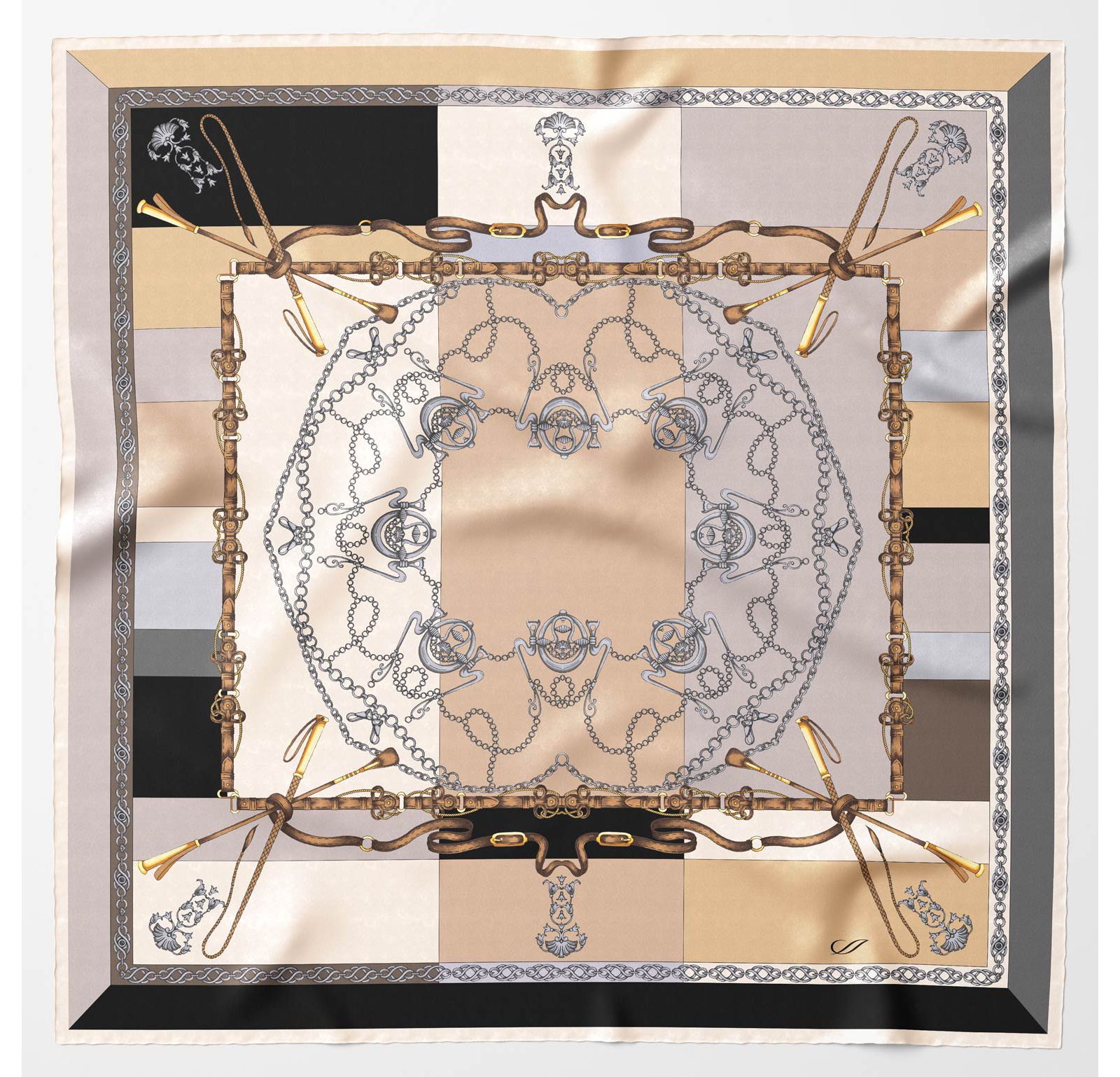 Gabriella - Hand Rolled Silk Foulard for Women