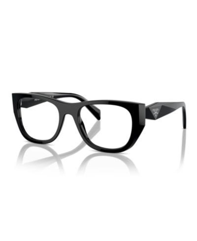 Prada Woman Irregular Plastic PR A18V Eyeglasses
