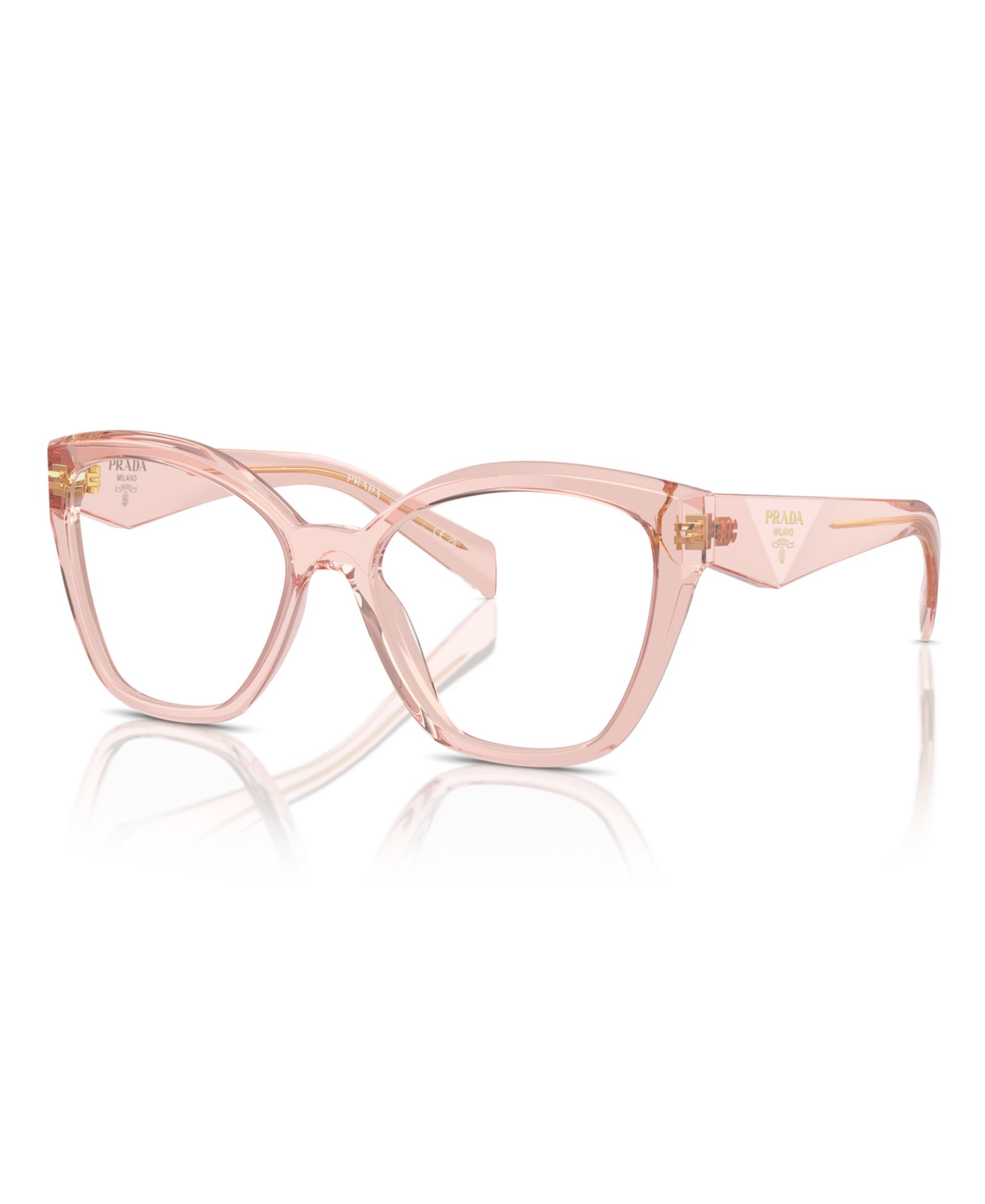 Prada Woman Irregular Plastic PR 20ZV Eyeglasses