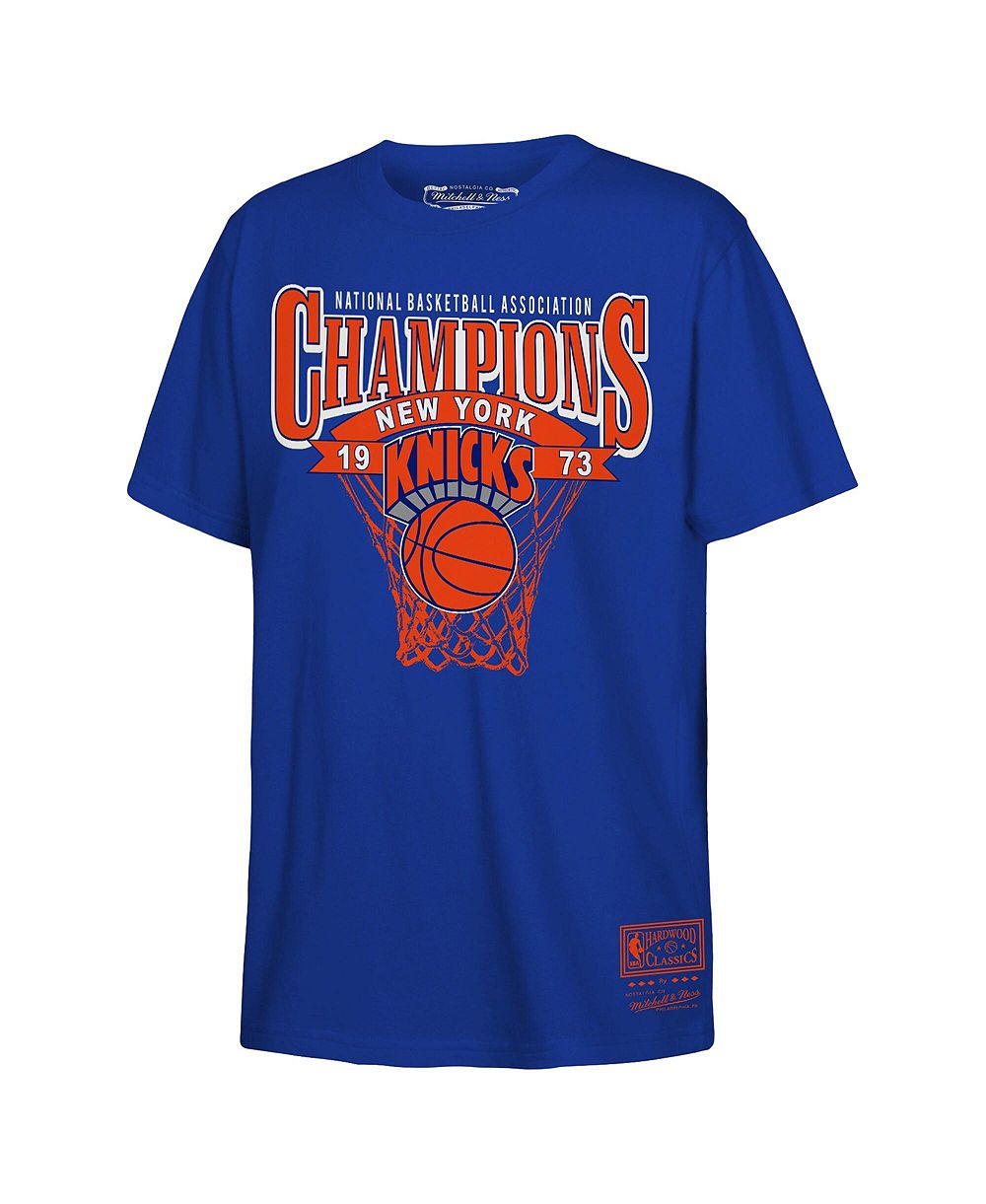 Детская футболка Mitchell & Ness Blue New York Knicks 1973 NBA Champions