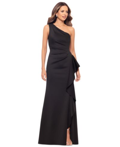 Вечернее платье XSCAPE Petite Gathered-Waist One-Shoulder