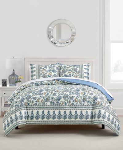 Macy's Jasmine Floral-Print 3-Pc. Comforter Sets