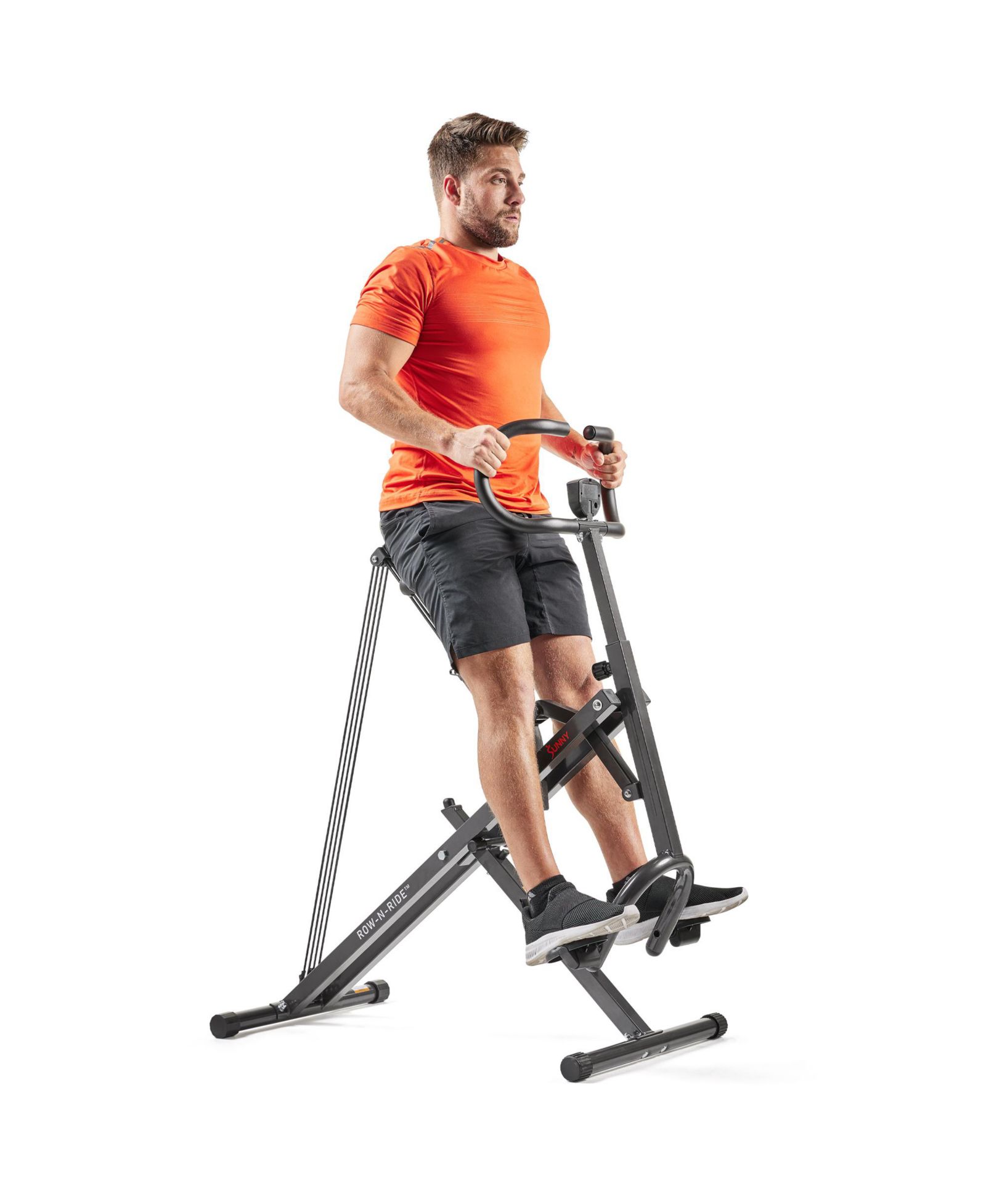Sunny Health & Fitness тренажер для приседаний Upright Row-N-Ride Plus
