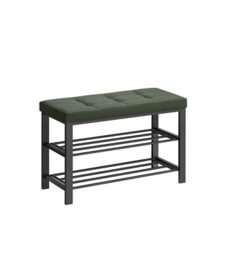 Slickblue Entryway Shoe Storage Bench with Cushion