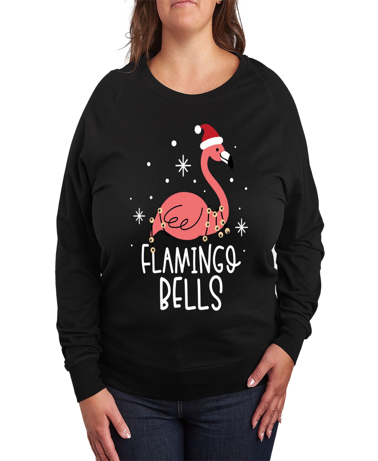 Hybrid Apparel Plus Size рубашка с принтом Flamingo Bells