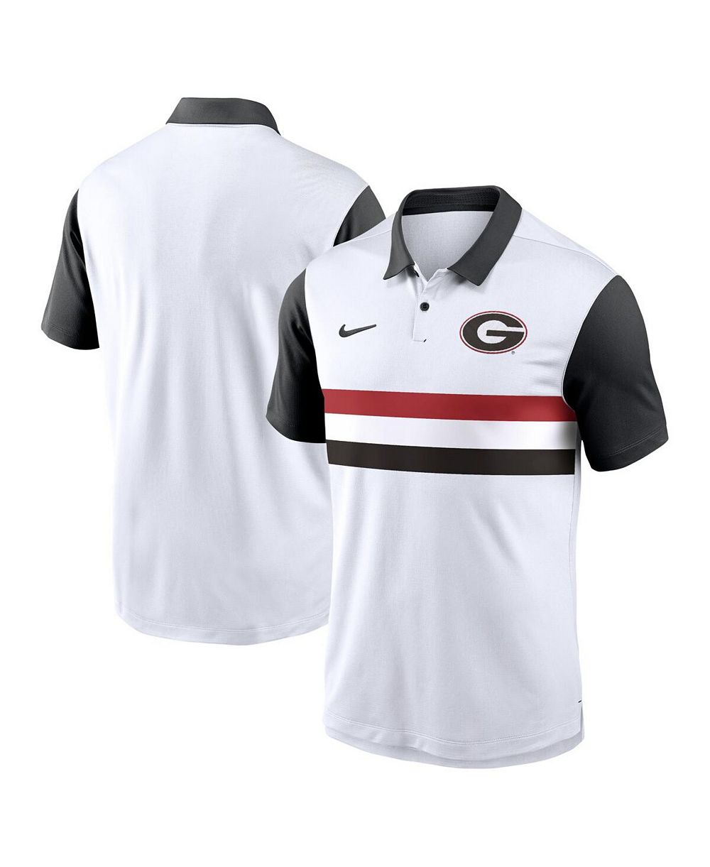 Мужская polo-рубашка Nike Georgia Bulldogs Primetime Campus Vapor Performance White
