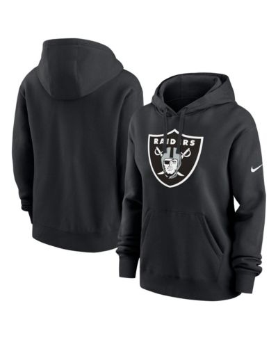 Женская толстовка Nike Black Las Vegas Raiders Club Fleece Pullover Hoodie