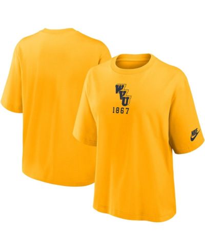 Nike Женская футболка Boxy Legacy с принтом West Virginia Mountaineers