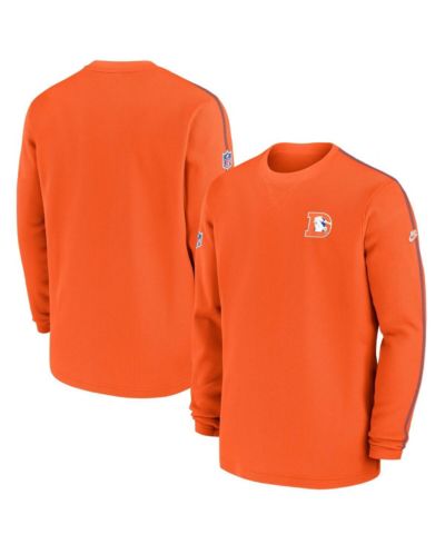 Мужской топ Nike Denver Broncos Alternate Logo Coach Long Sleeve Orange