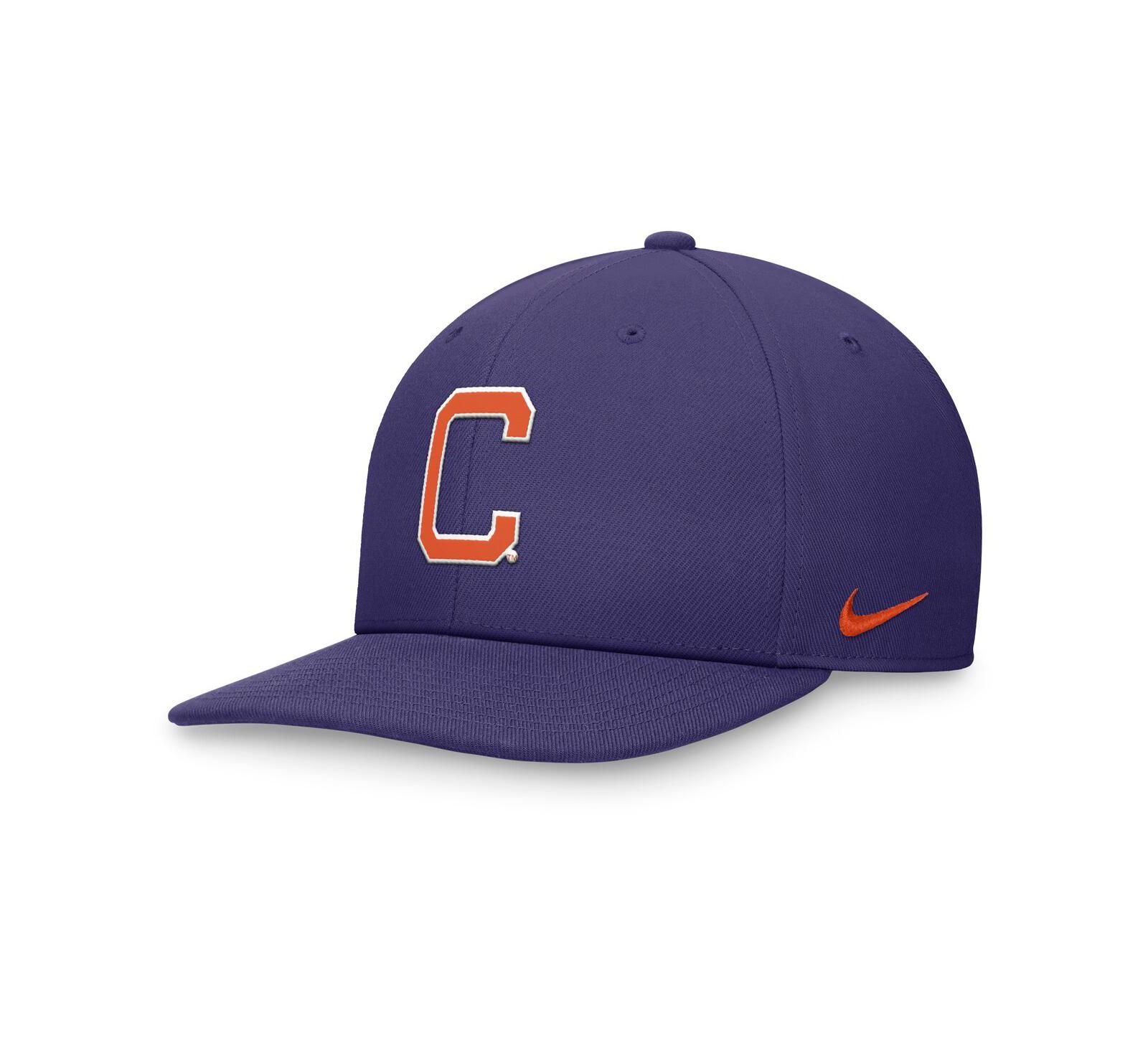 Мужская кепка Nike Clemson Tigers Primetime Pro Snapback Purple