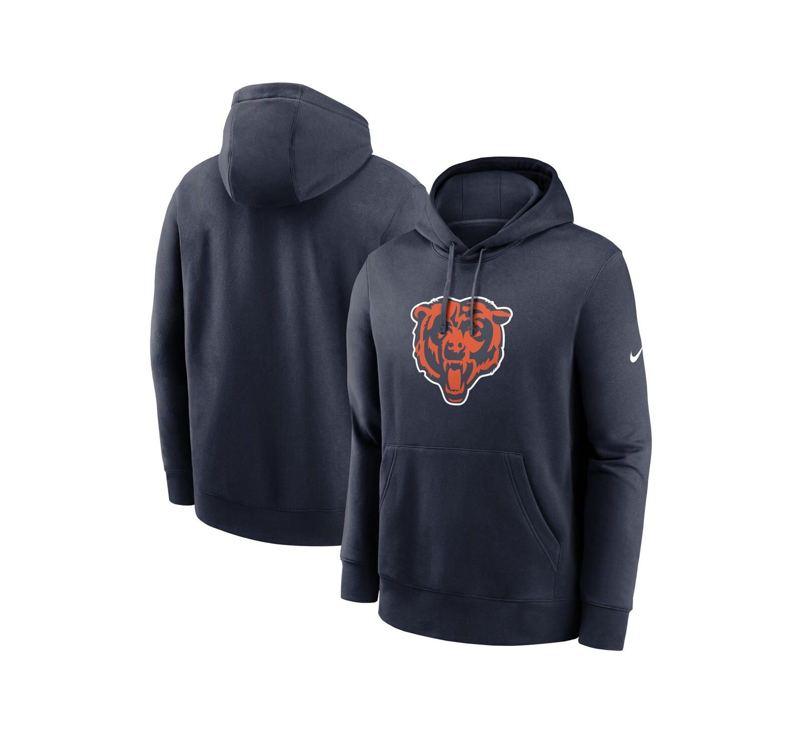 Мужское худи Nike Chicago Bears Club Logo Pullover