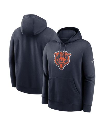 Nike Men's Navy Chicago Bears Club Logo Pullover Hoodie