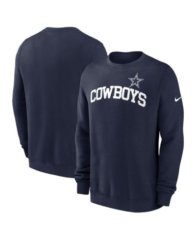 Мужской свитшот Nike Navy Dallas Cowboys Club Pullover