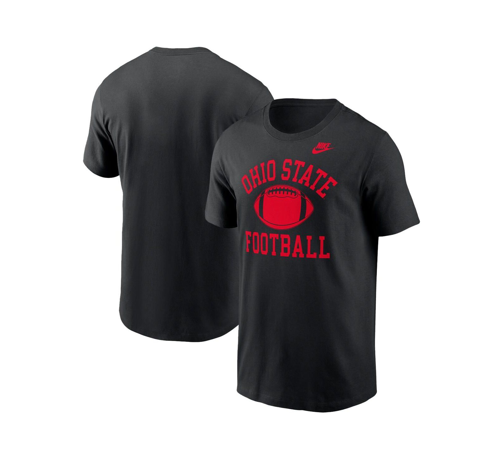 Nike Men's Black Ohio State Buckeyes Legacy Football Icon T-Shirt