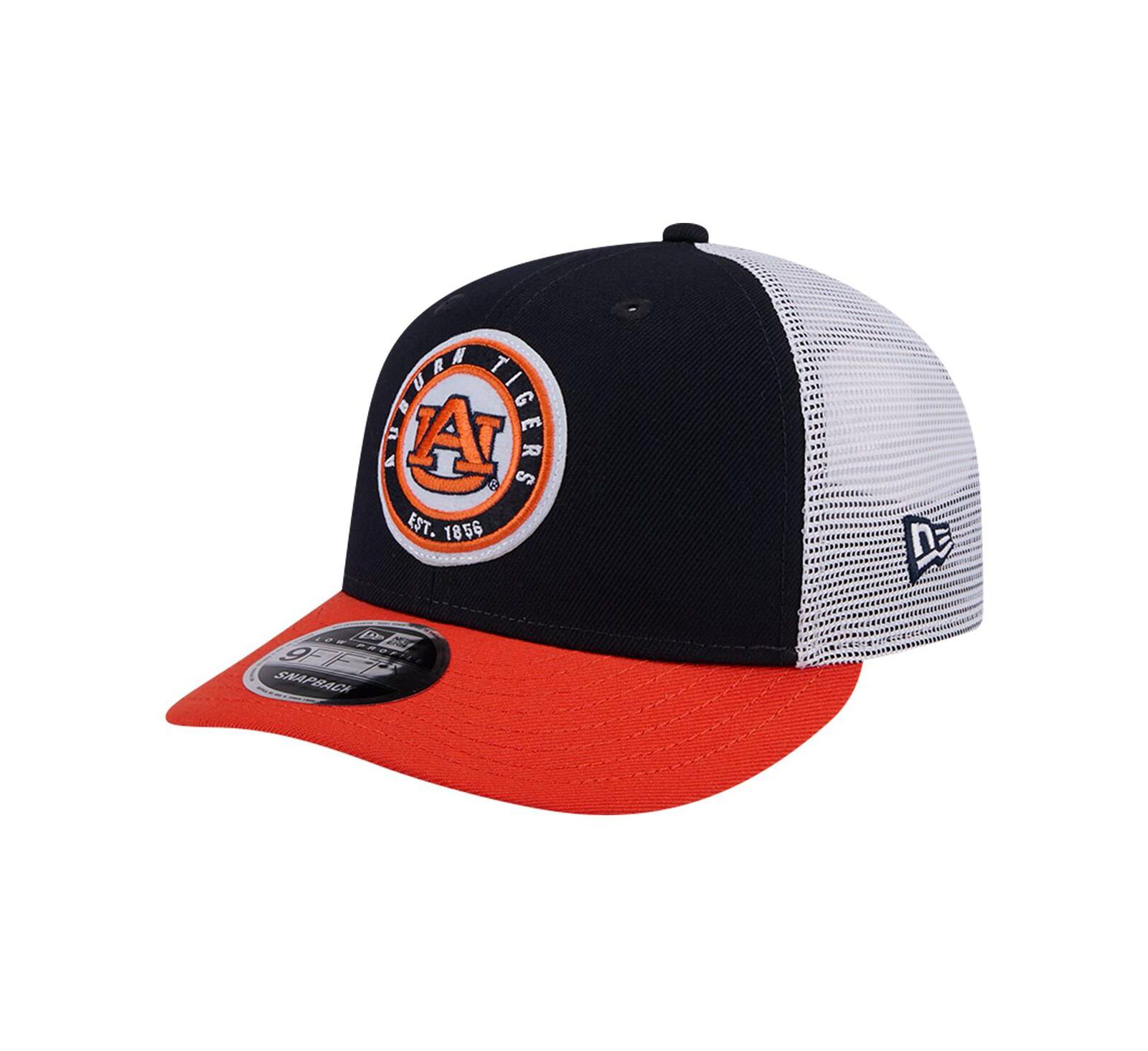 New Era Мужская кепка 9FIFTY Trucker Snapback Auburn Tigers Throwback Navy