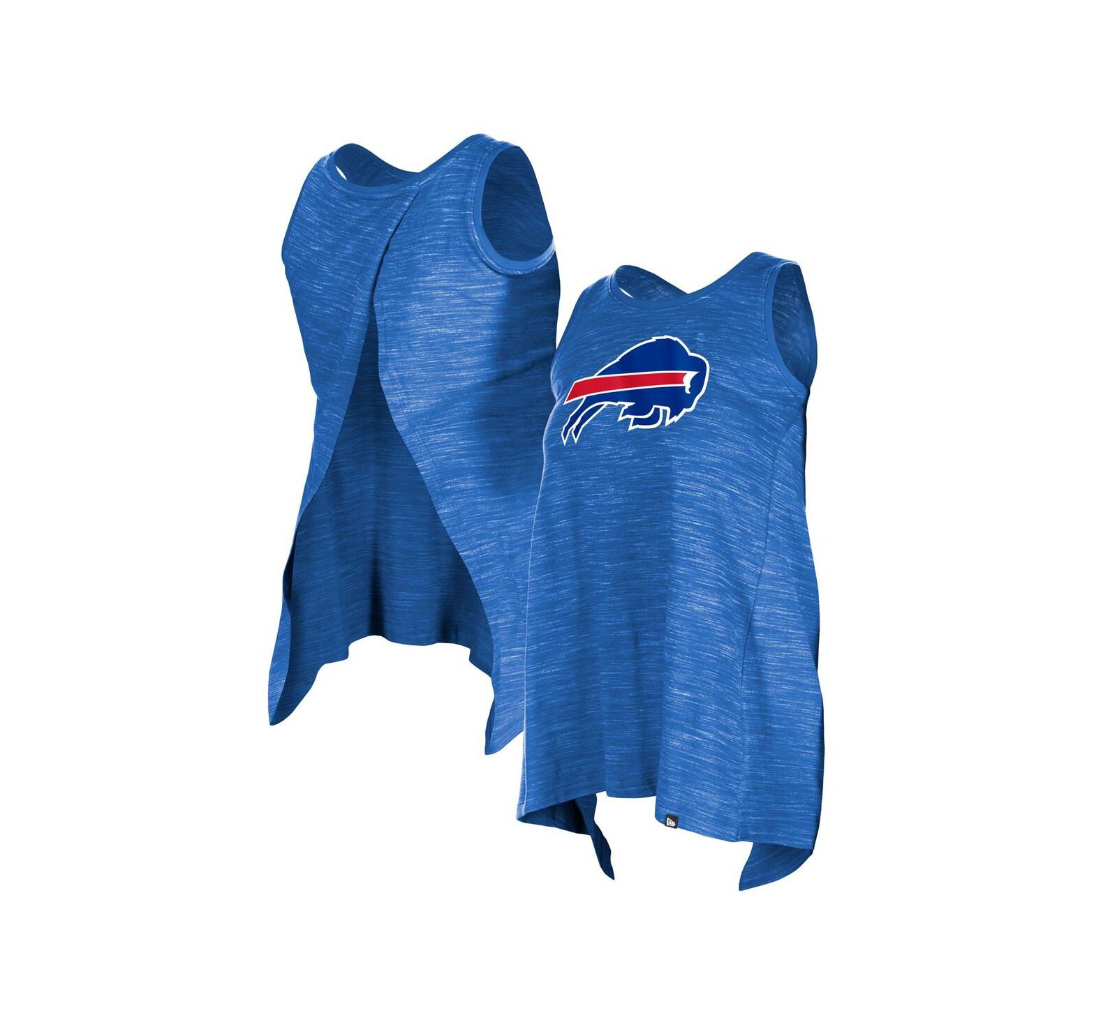 Женский активный топ New Era Royal Buffalo Bills Plus Size Space Dye