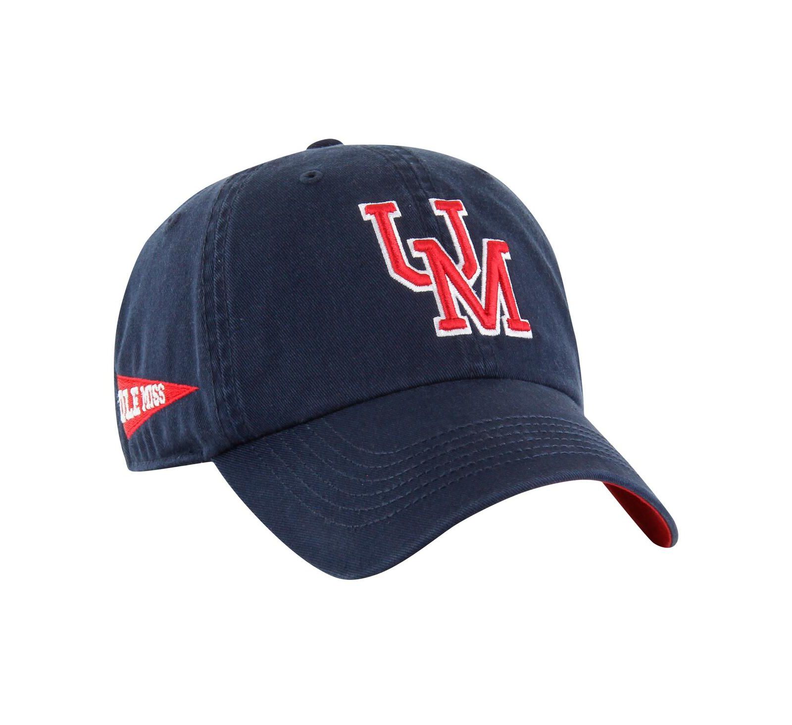 '47 Brand Мужская кепка Ole Miss Rebels Vintage Sure Shot Franchise Fitted