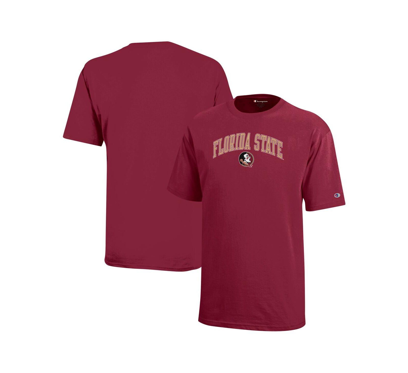 Детская футболка Champion Florida State Seminoles с логотипом, цвет garnet
