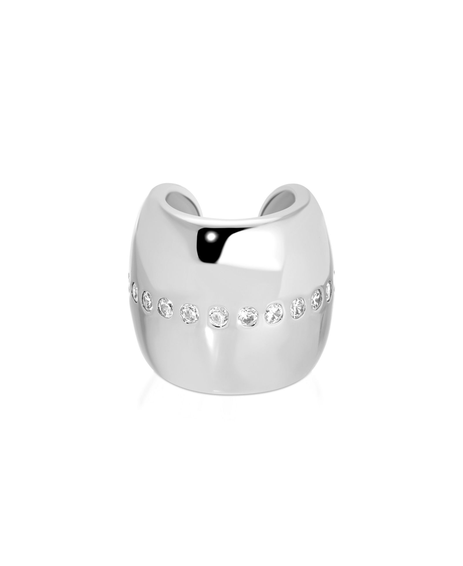 Серьги ETTIKA Center Crystal Line Chunky Cuff