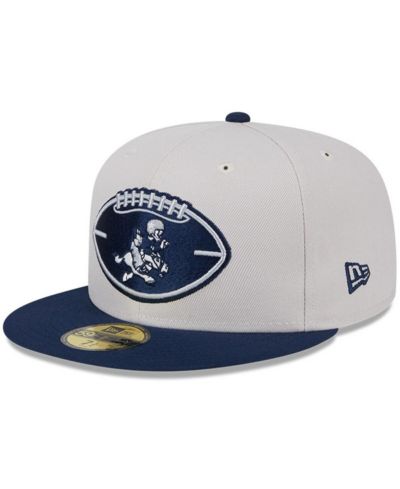 Мужская кепка New Era Dallas Cowboys 2024 Sideline Historic 59FIFTY, цвет Stone/Navy
