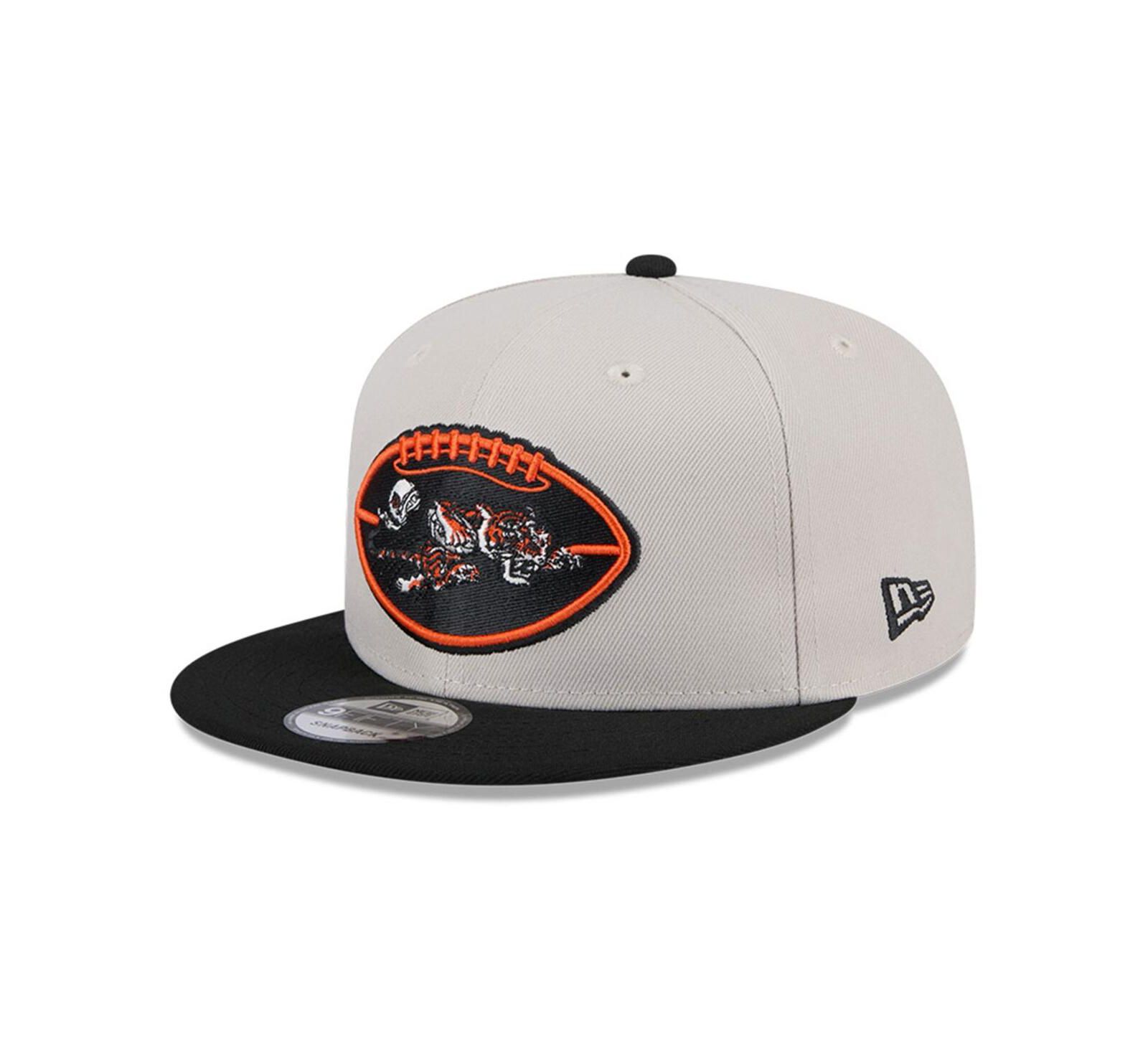 Мужская кепка New Era Cincinnati Bengals 2024 Sideline Historic 9FIFTY, серая/черная