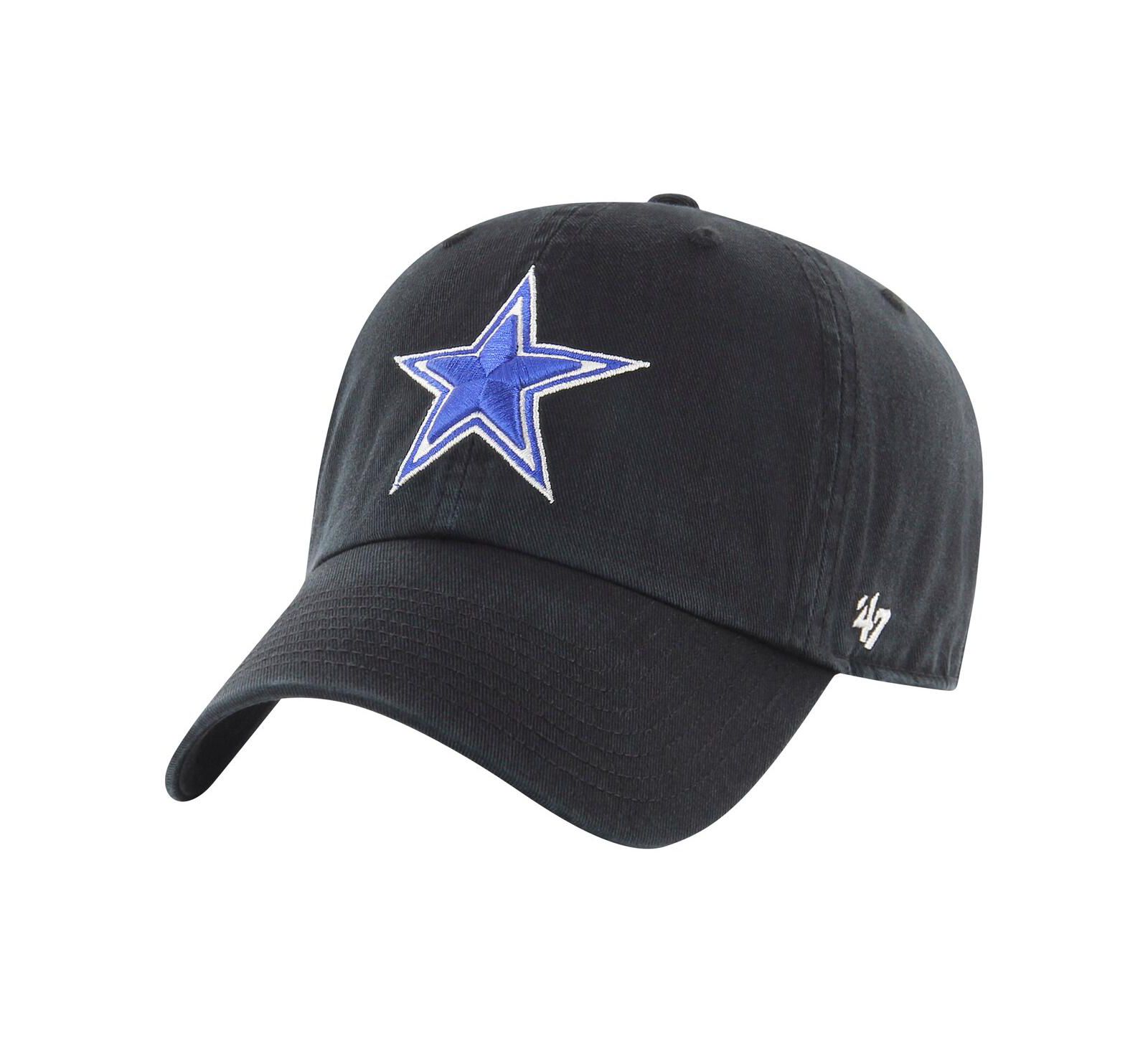 '47 Brand Мужская кепка Dallas Cowboys Secondary Clean Up Adjustable Black