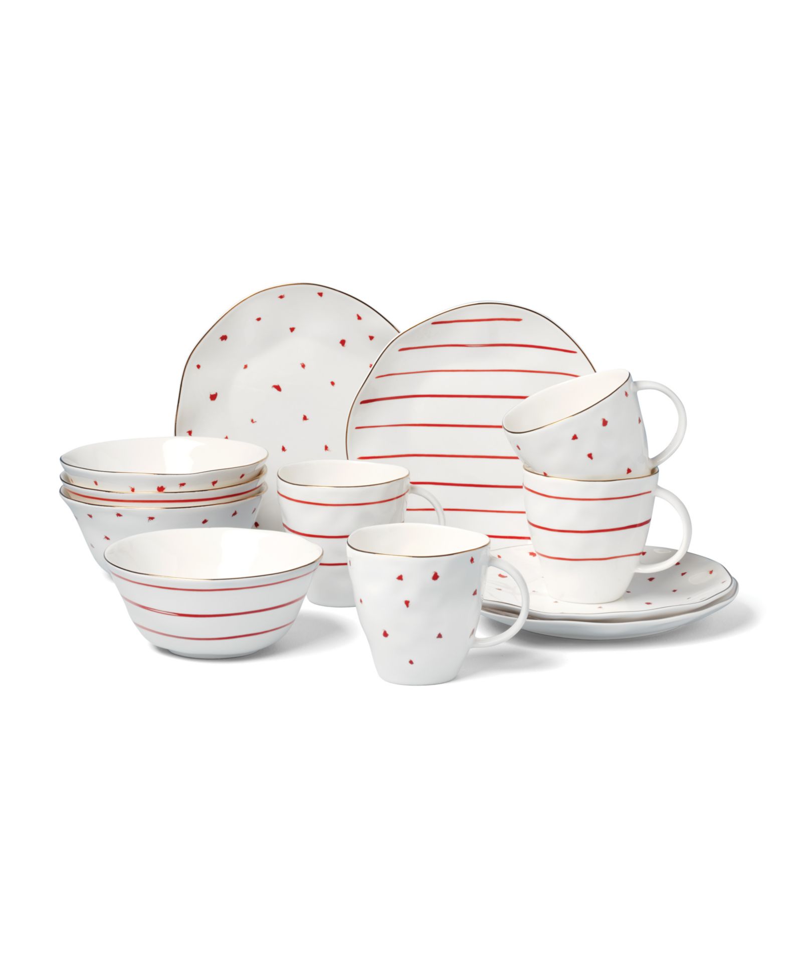 Десертный набор Lenox Garnet Bay 12 Pc. Service for 4